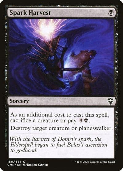 Spark Harvest Commander Legends Magic card