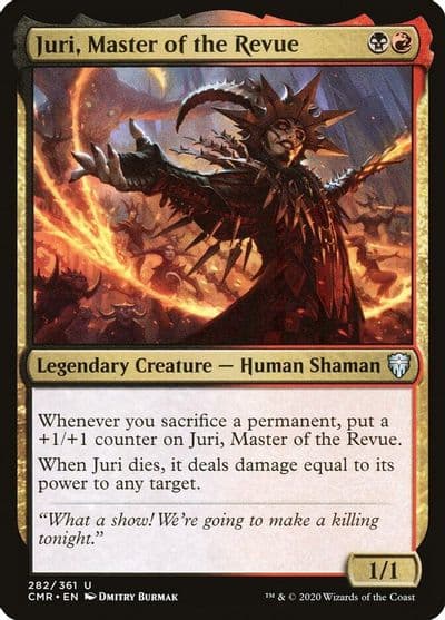 Juri Master of the Revue Commander Legends Magic card