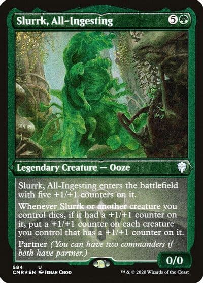 Slurrk All Ingesting Foil Etched Commander Legends Magic card