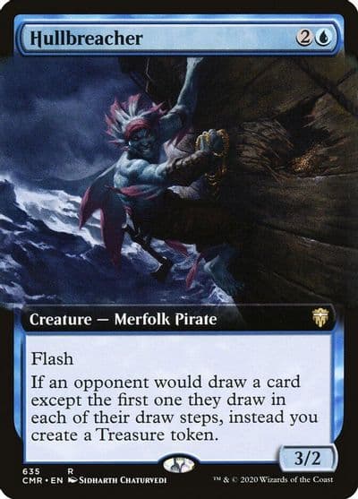 Hullbreacher Extended Art Commander Legends Magic card
