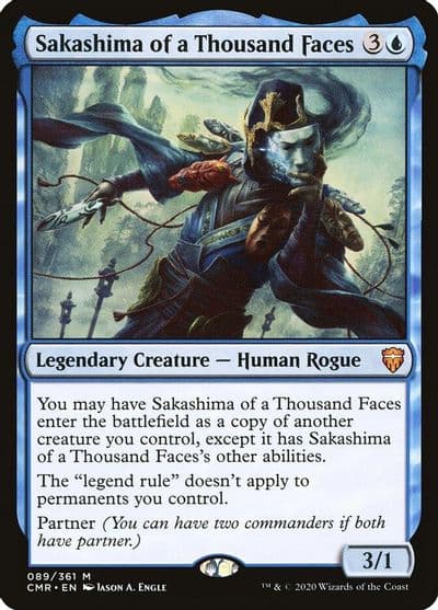 Sakashima of a Thousand Faces Commander Legends Magic card