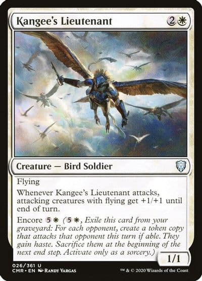 Kangees Lieutenant Commander Legends Magic card