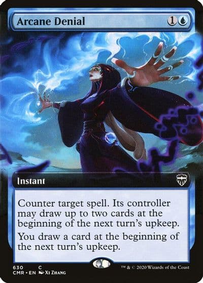 Arcane Denial Extended Art Commander Legends Magic card