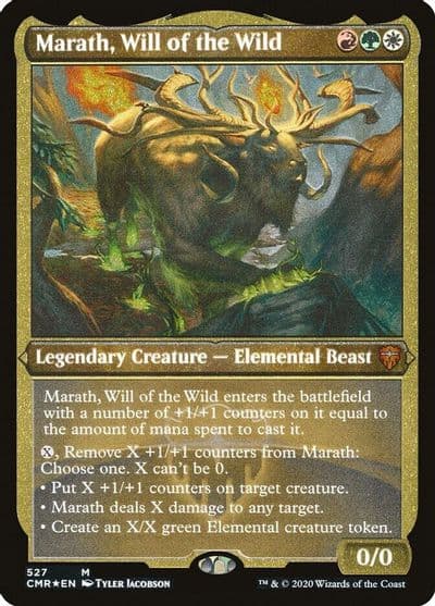 Marath Will of the Wild Foil Etched Commander Legends Magic card