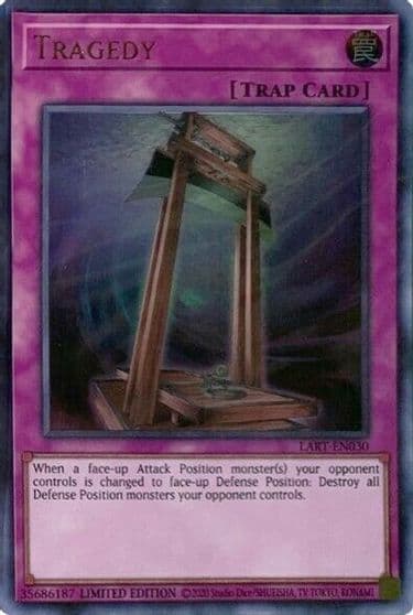 Tragedy The Lost Art Promotion Yu-Gi-Oh! card