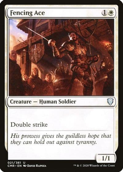 Fencing Ace Commander Legends Magic card