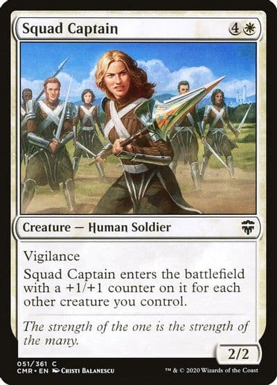 Squad Captain Commander Legends Magic card