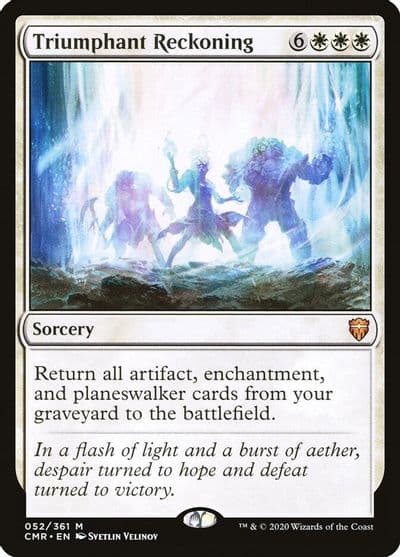 Triumphant Reckoning Commander Legends Magic card