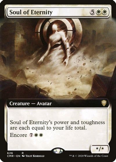 Soul of Eternity Extended Art Commander Legends Magic card
