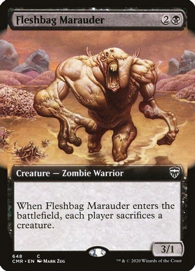 Fleshbag Marauder Extended Art Commander Legends Magic card