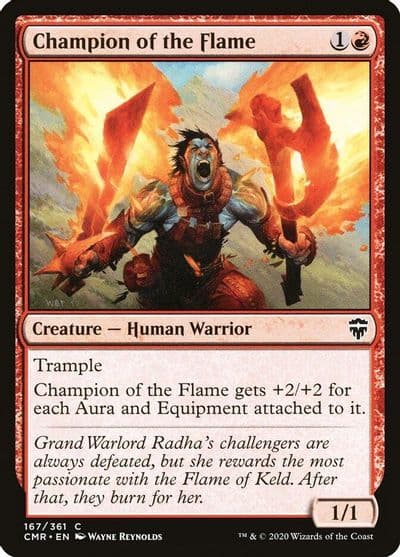 Champion of the Flame Commander Legends Magic card