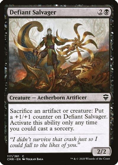 Defiant Salvager Commander Legends Magic card