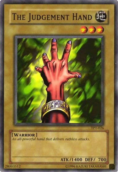 The Judgement Hand Speed Duel: Tournament Pack 1 Yu-Gi-Oh! card