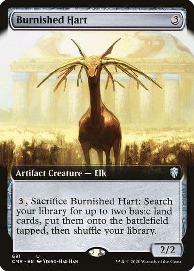 Burnished Hart Extended Art Commander Legends Magic card