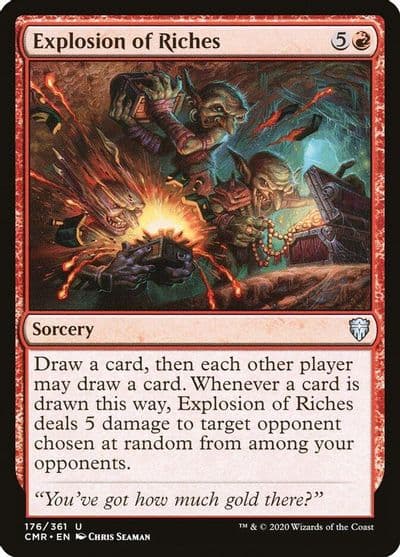 Explosion of Riches Commander Legends Magic card