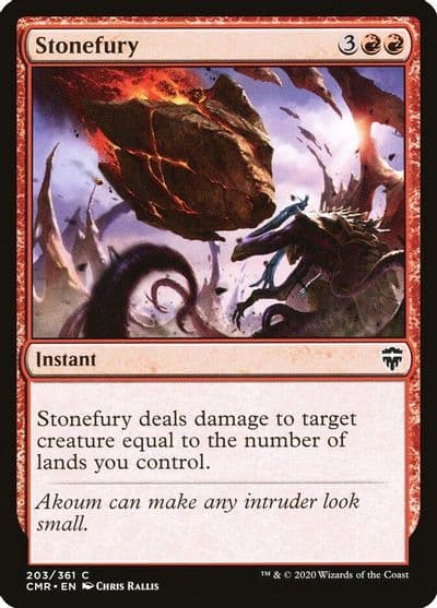 Stonefury Commander Legends Magic card