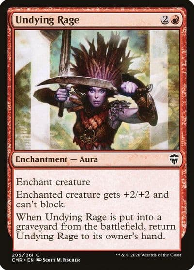 Undying Rage Commander Legends Magic card