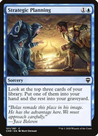Strategic Planning Commander Legends Magic card