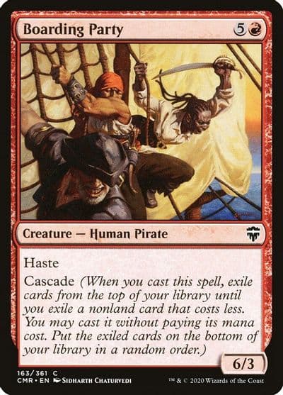 Boarding Party Commander Legends Magic card