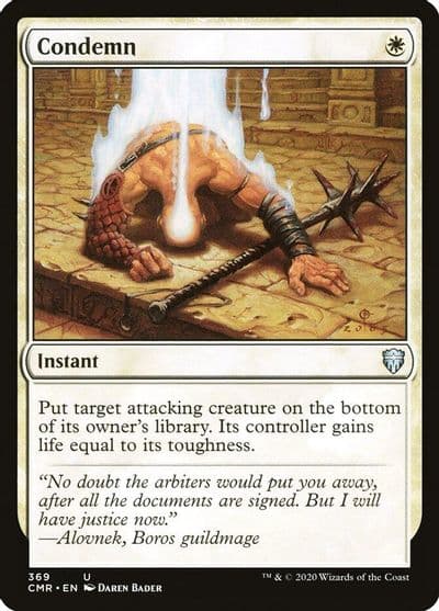 Condemn Commander Legends Magic card