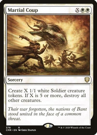 Martial Coup Commander Legends Magic card