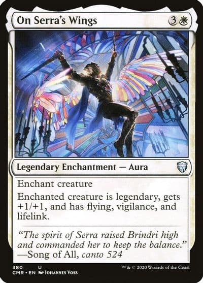 On Serras Wings Commander Legends Magic card