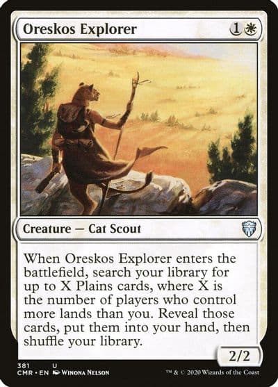Oreskos Explorer Commander Legends Magic card