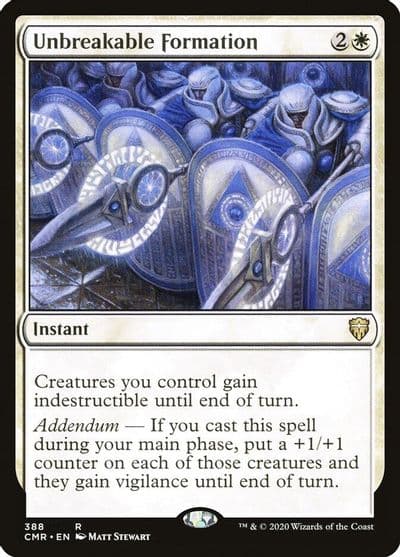 Unbreakable Formation Commander Legends Magic card
