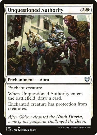Unquestioned Authority Commander Legends Magic card