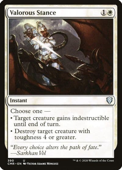 Valorous Stance Commander Legends Magic card