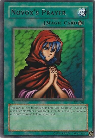 Novoxs Prayer Speed Duel: Tournament Pack 2 Yu-Gi-Oh! card