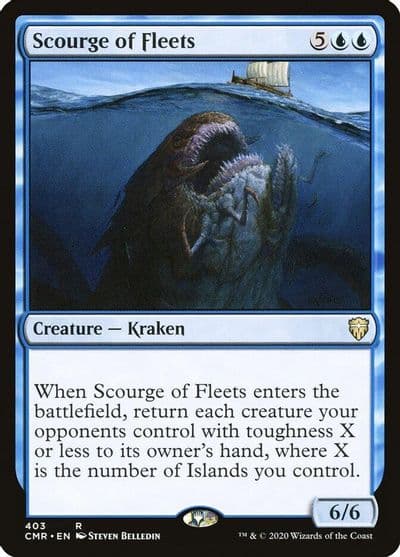 Scourge of Fleets Commander Legends Magic card