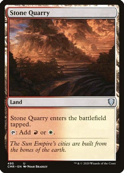 Stone Quarry Commander Legends Magic card