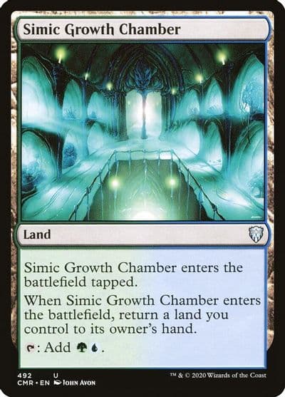Simic Growth Chamber Commander Legends Magic card