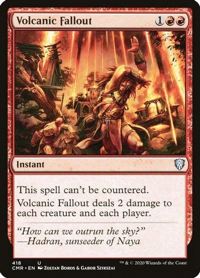 Volcanic Fallout Commander Legends Magic card