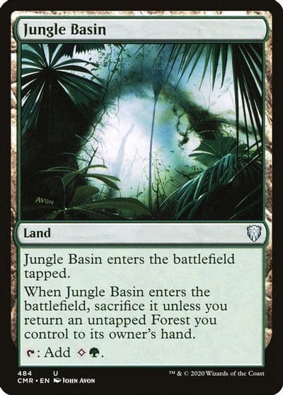 Jungle Basin Commander Legends Magic card
