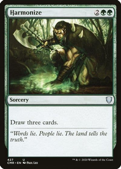 Harmonize Commander Legends Magic card
