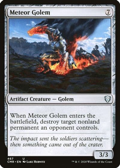 Meteor Golem 467 Commander Legends Magic card