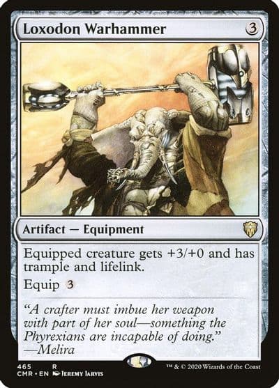 Loxodon Warhammer Commander Legends Magic card
