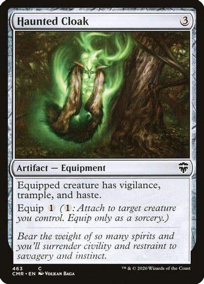 Haunted Cloak 463 Commander Legends Magic card