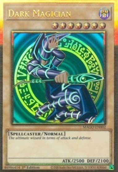 Dark Magician Maximum Gold Yu-Gi-Oh! card