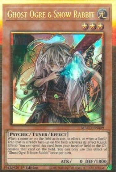 Ghost Ogre and Snow Rabbit Maximum Gold Yu-Gi-Oh! card