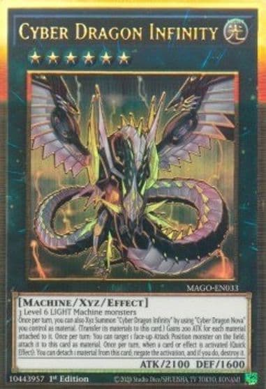 Cyber Dragon Infinity Maximum Gold Yu-Gi-Oh! card