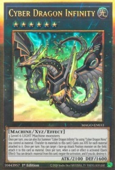 Cyber Dragon Infinity Alternate Art Maximum Gold Yu-Gi-Oh! card