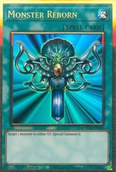 Monster Reborn Maximum Gold Yu-Gi-Oh! card