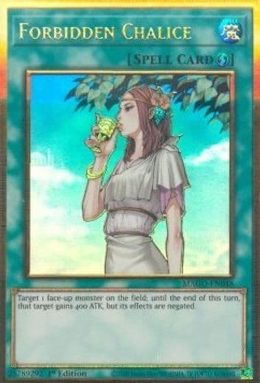 Forbidden Chalice Maximum Gold Yu-Gi-Oh! card