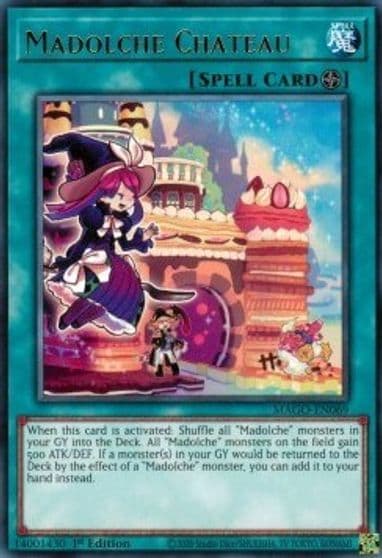 Madolche Chateau Maximum Gold Yu-Gi-Oh! card