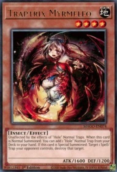 Traptrix Myrmeleo Maximum Gold Yu-Gi-Oh! card