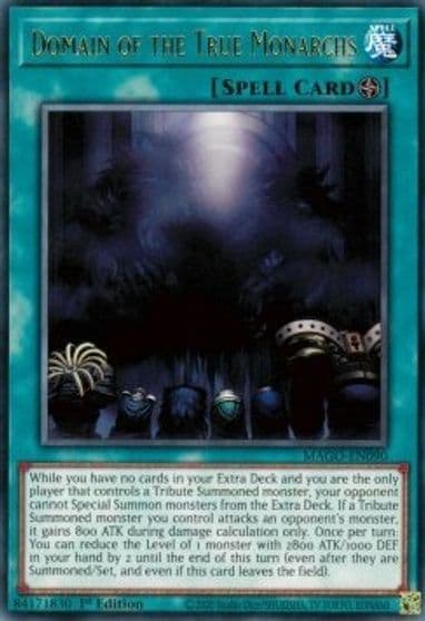 Domain of the True Monarchs Maximum Gold Yu-Gi-Oh! card