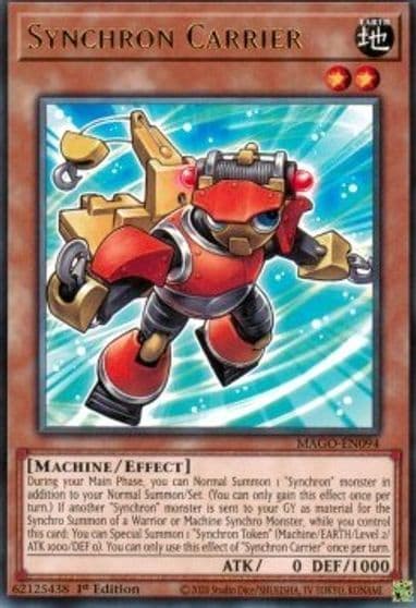 Synchron Carrier Maximum Gold Yu-Gi-Oh! card